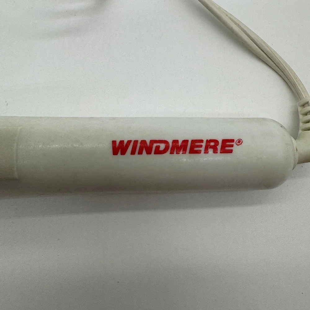 Vintage Windmere Curling Iron White Chrome Small Barrel Hair Styling Tool